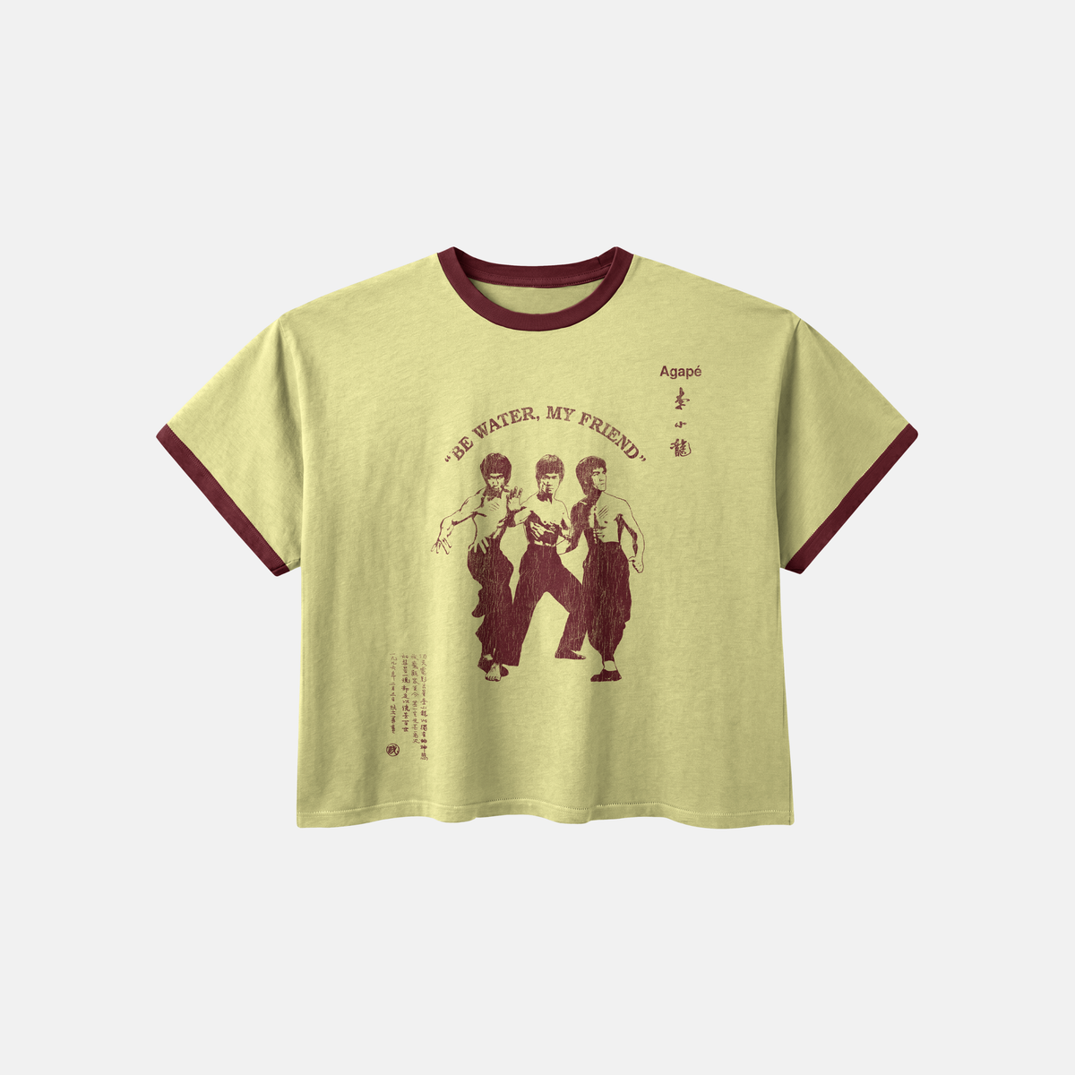 Water Ringer Tee "Vintage Yellow"