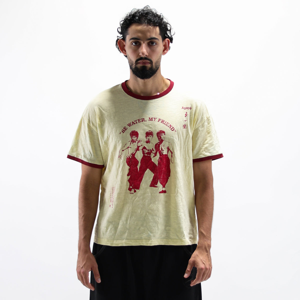 Water Ringer Tee "Vintage Yellow"