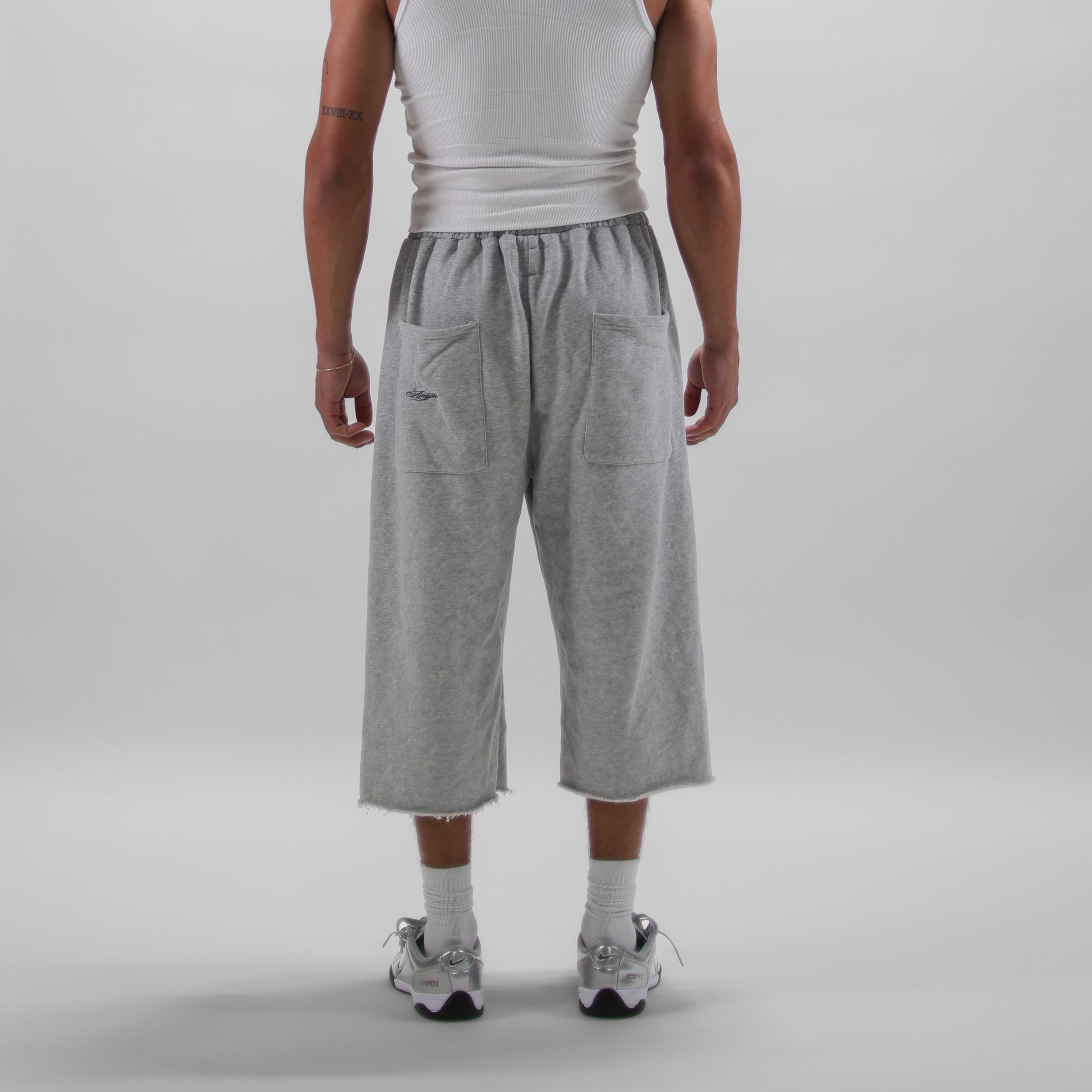 A.F.C. 3/4 Sweat Shorts "Grey"