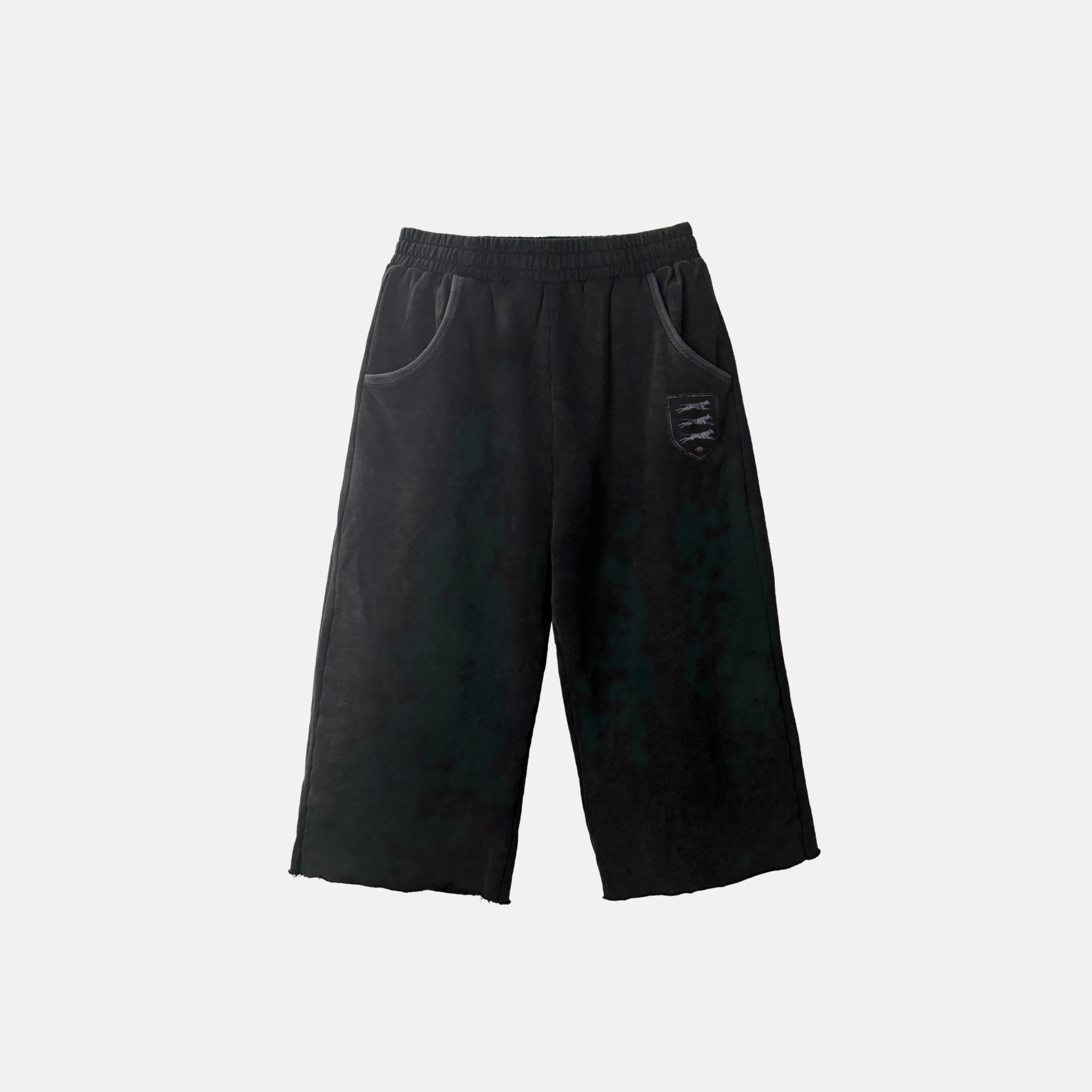 A.F.C. 3/4 Sweat Shorts "Black"
