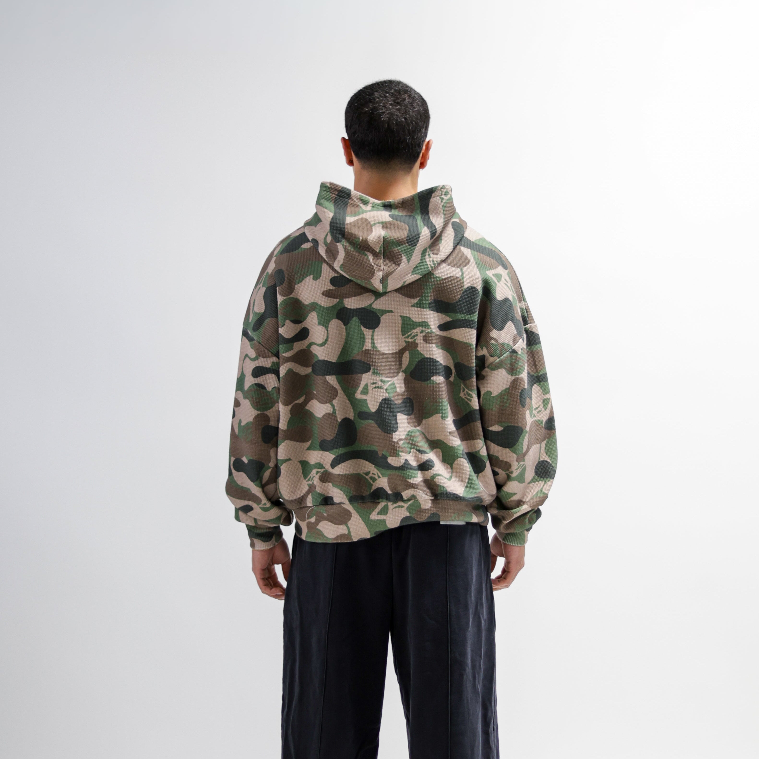 Woodland Camo Zip-Up