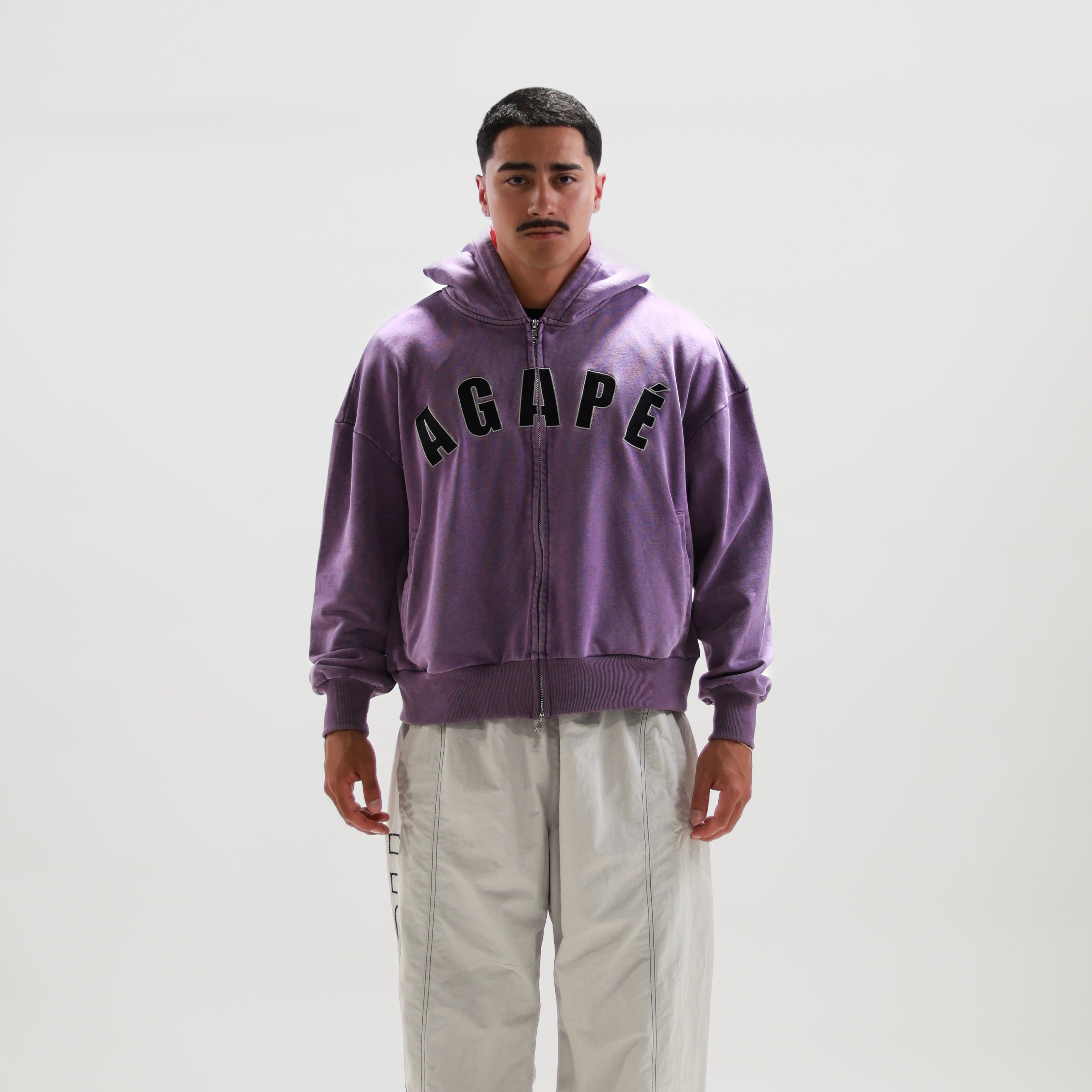 Arch Text Zip-Up