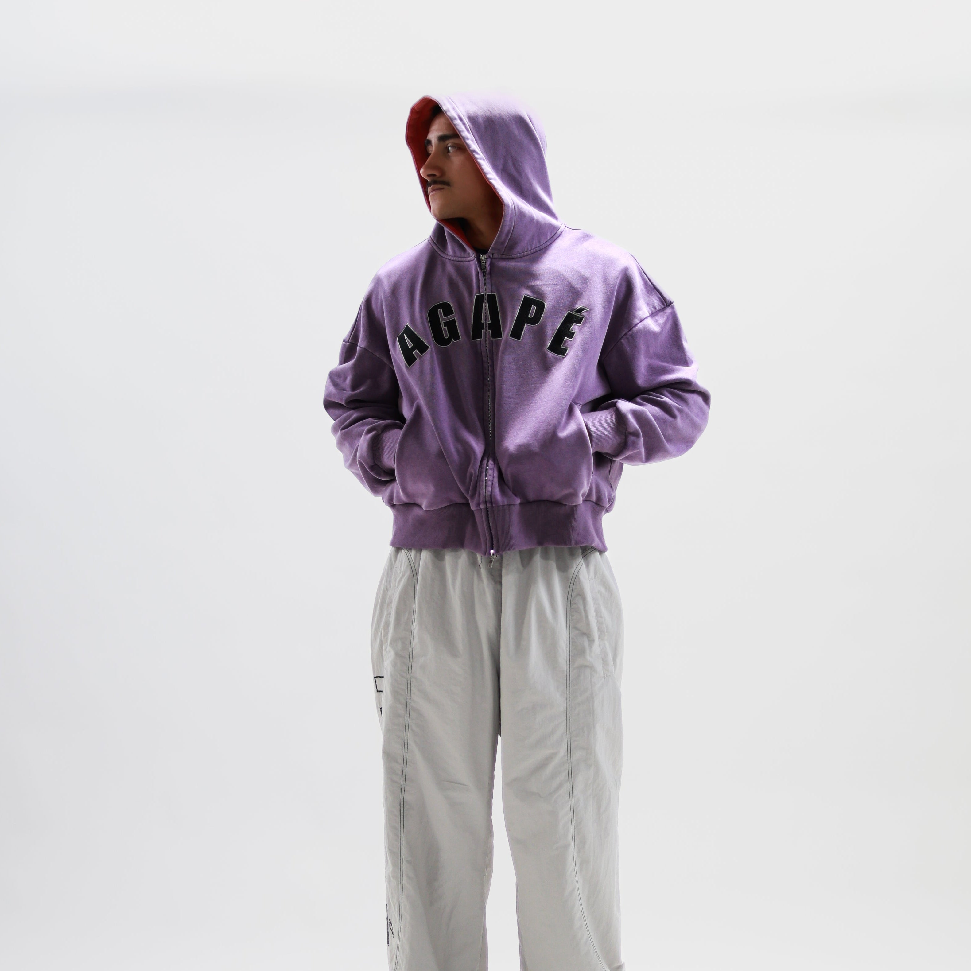 Arch Text Zip-Up